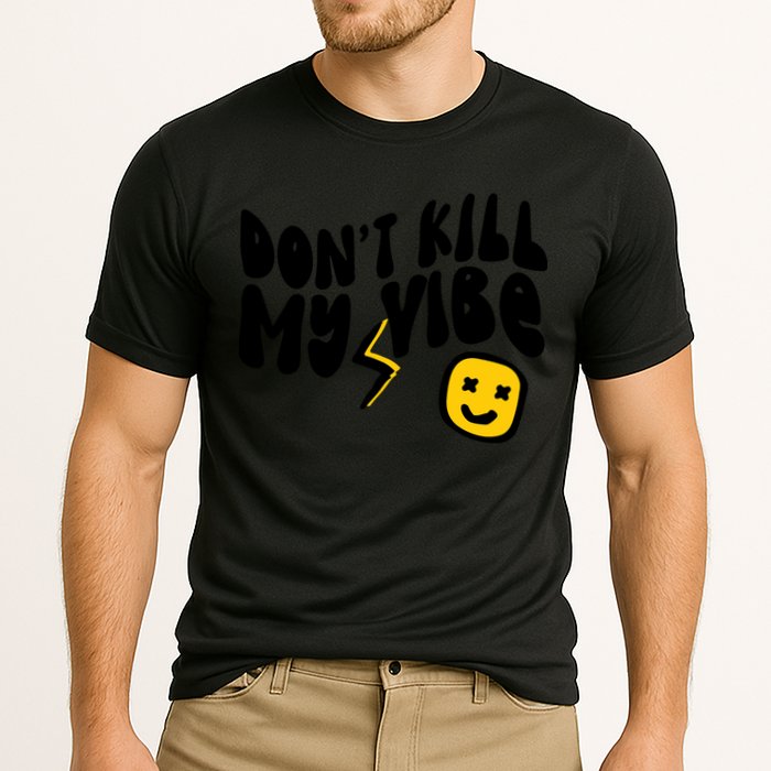 Retro Dont Kill My Vibe Hippie Gift Performance Shirt