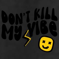 Retro Dont Kill My Vibe Hippie Gift Adult Drive Performance Visor