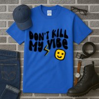 Retro Dont Kill My Vibe Hippie Gift Tall T-Shirt