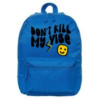 Retro Dont Kill My Vibe Hippie Gift 16 in Basic Backpack