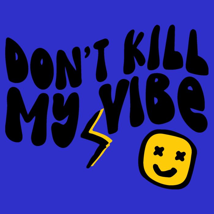 Retro Dont Kill My Vibe Hippie Gift Visor