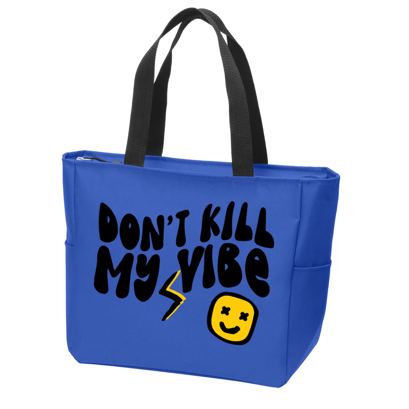 Retro Dont Kill My Vibe Hippie Gift Zip Tote Bag