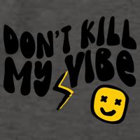 Retro Dont Kill My Vibe Hippie Gift Vector Backpack