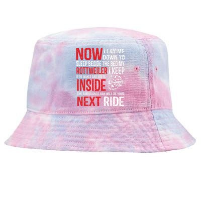 Rottweiler Dog Lover Gifts For Women Tie-Dyed Bucket Hat