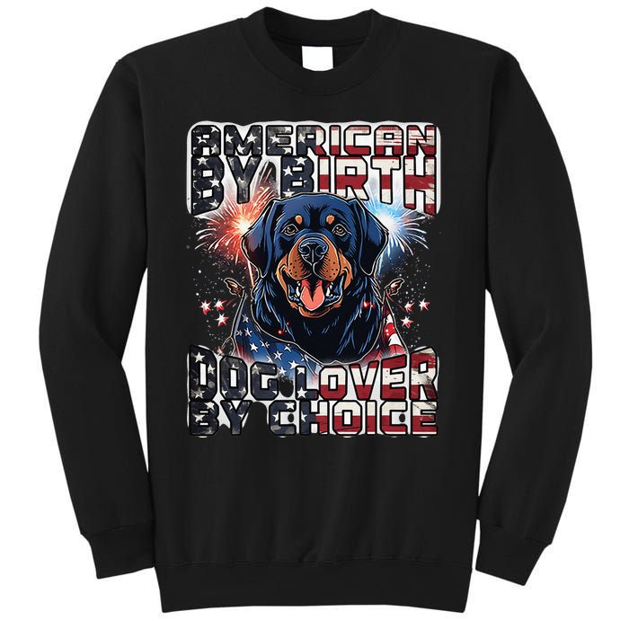 Rottweiler Dog Lover Patriotic 4th of July Sweatshirt