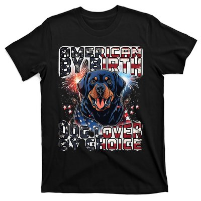 Rottweiler Dog Lover Patriotic 4th of July T-Shirt