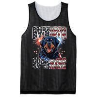 Rottweiler Dog Lover Patriotic 4th of July Mesh Reversible Basketball Jersey Tank