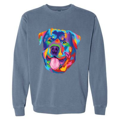 Rottweiler Dog Lover Tee Rottweiler Owner Garment-Dyed Sweatshirt