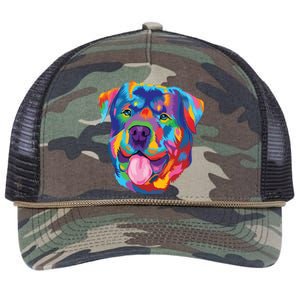 Rottweiler Dog Lover Tee Rottweiler Owner Retro Rope Trucker Hat Cap