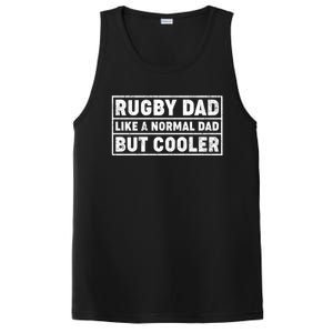 Rugby Dad Like A Normal Dad But Cooler Rugby Fathers Day Meaningful Gift PosiCharge Competitor Tank