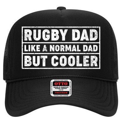 Rugby Dad Like A Normal Dad But Cooler Rugby Fathers Day Meaningful Gift Trucker Hat