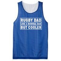 Rugby Dad Like A Normal Dad But Cooler Rugby Fathers Day Meaningful Gift Mesh Reversible Basketball Jersey Tank