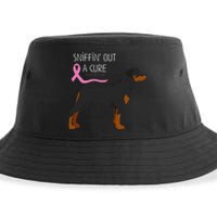 Rottweiler Dog Lover Breast Cancer Awareness Sustainable Bucket Hat