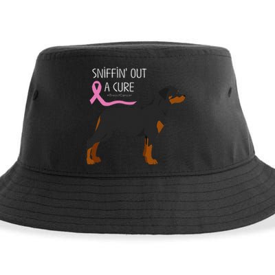 Rottweiler Dog Lover Breast Cancer Awareness Sustainable Bucket Hat