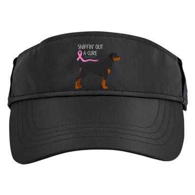 Rottweiler Dog Lover Breast Cancer Awareness Adult Drive Performance Visor