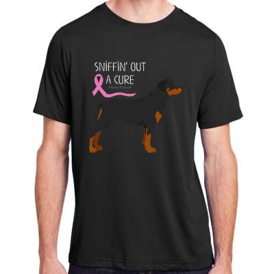 Rottweiler Dog Lover Breast Cancer Awareness Adult ChromaSoft Performance T-Shirt