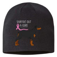 Rottweiler Dog Lover Breast Cancer Awareness Sustainable Beanie