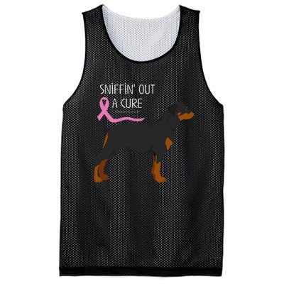 Rottweiler Dog Lover Breast Cancer Awareness Mesh Reversible Basketball Jersey Tank