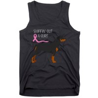 Rottweiler Dog Lover Breast Cancer Awareness Tank Top