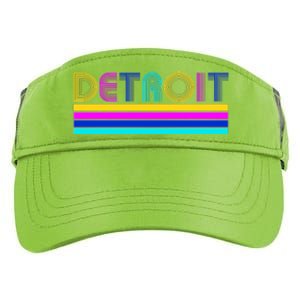 Retro Detroit Logo Adult Drive Performance Visor