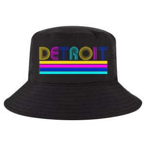 Retro Detroit Logo Cool Comfort Performance Bucket Hat