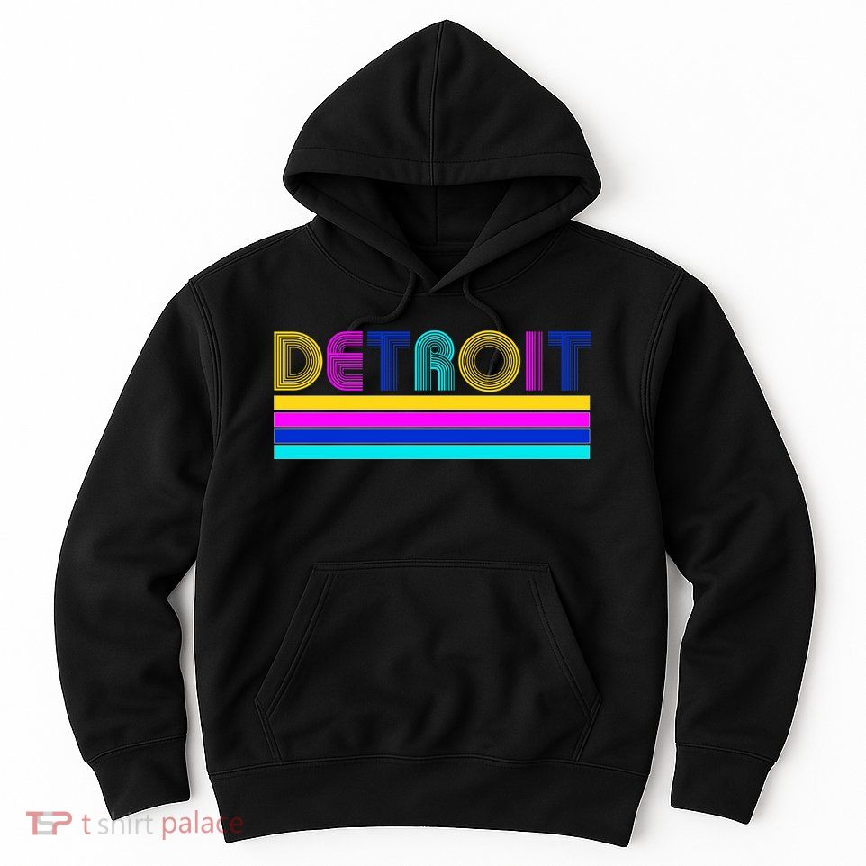 Retro Detroit Logo Hoodie