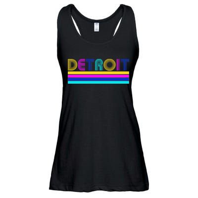 Retro Detroit Logo Ladies Essential Flowy Tank