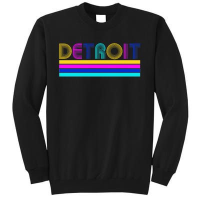 Retro Detroit Logo Tall Sweatshirt