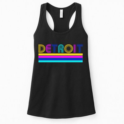 Retro Detroit Logo Womens Tank Top