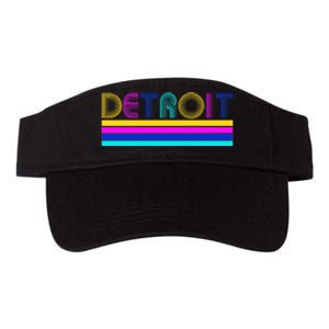 Retro Detroit Logo Valucap Bio-Washed Visor