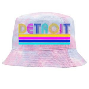 Retro Detroit Logo Tie-Dyed Bucket Hat