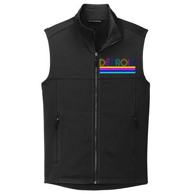 Retro Detroit Logo Collective Smooth Fleece Vest