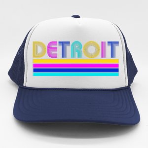 Retro Detroit Logo Trucker Hat