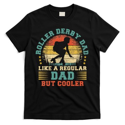 Roller Derby Lover Vintage Roller Derby Dad Fathers Day T-Shirt