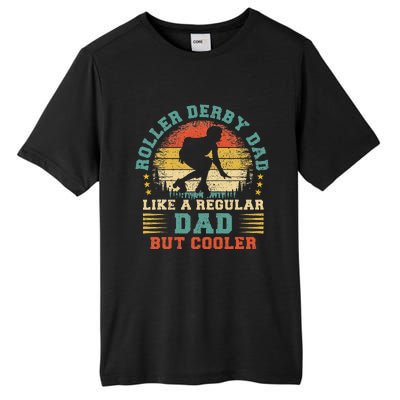 Roller Derby Lover Vintage Roller Derby Dad Fathers Day Tall Fusion ChromaSoft Performance T-Shirt