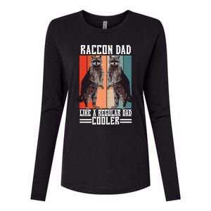 Raccon Dad Like A Regular Dad Cooler Gift Womens Cotton Relaxed Long Sleeve T-Shirt