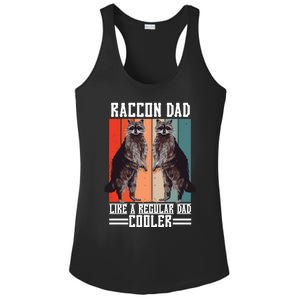 Raccon Dad Like A Regular Dad Cooler Gift Ladies PosiCharge Competitor Racerback Tank