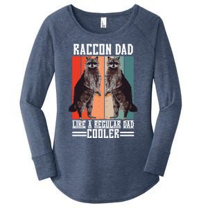 Raccon Dad Like A Regular Dad Cooler Gift Women's Perfect Tri Tunic Long Sleeve Shirt