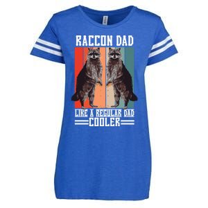 Raccon Dad Like A Regular Dad Cooler Gift Enza Ladies Jersey Football T-Shirt