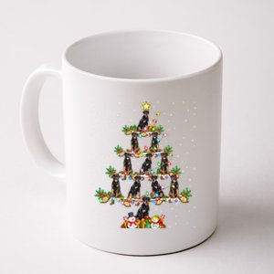 Rottweiler Dog Lover Xmas Lighting Rottweiler Christmas Tree Meaningful Gift Coffee Mug