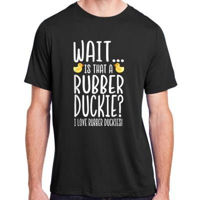 Rubber Duck Lover I Love Rubber Duckies Adult ChromaSoft Performance T-Shirt