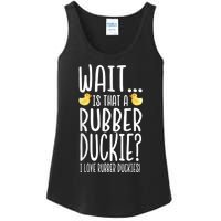 Rubber Duck Lover I Love Rubber Duckies Ladies Essential Tank