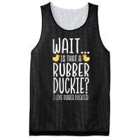 Rubber Duck Lover I Love Rubber Duckies Mesh Reversible Basketball Jersey Tank