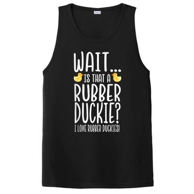 Rubber Duck Lover I Love Rubber Duckies PosiCharge Competitor Tank