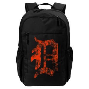 Retro Detroit Letter D Throwback Design Daily Commute Backpack