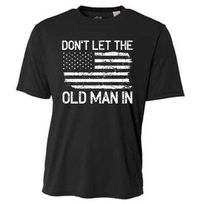 Retro Don't let the old man in vintage American Flag Cooling Performance Crew T-Shirt