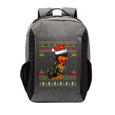 Rottweiler Dog Lover Matching Ugly Rottweiler Christmas Funny Gift Vector Backpack