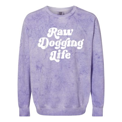 Raw Dogging Life Colorblast Crewneck Sweatshirt