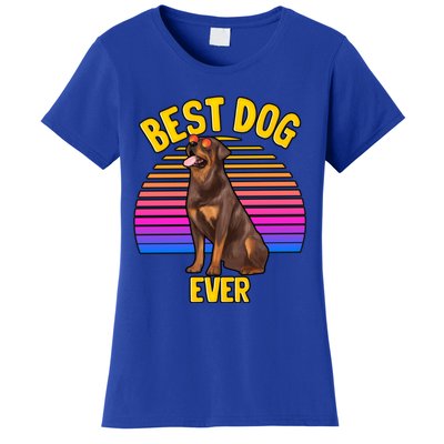 Rottweiler Dog Lover Funny Cute Best Dog Puppy Lover Gift Women's T-Shirt