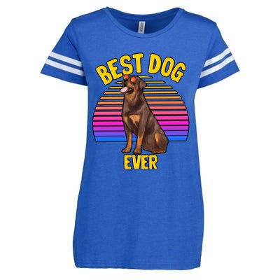 Rottweiler Dog Lover Funny Cute Best Dog Puppy Lover Gift Enza Ladies Jersey Football T-Shirt